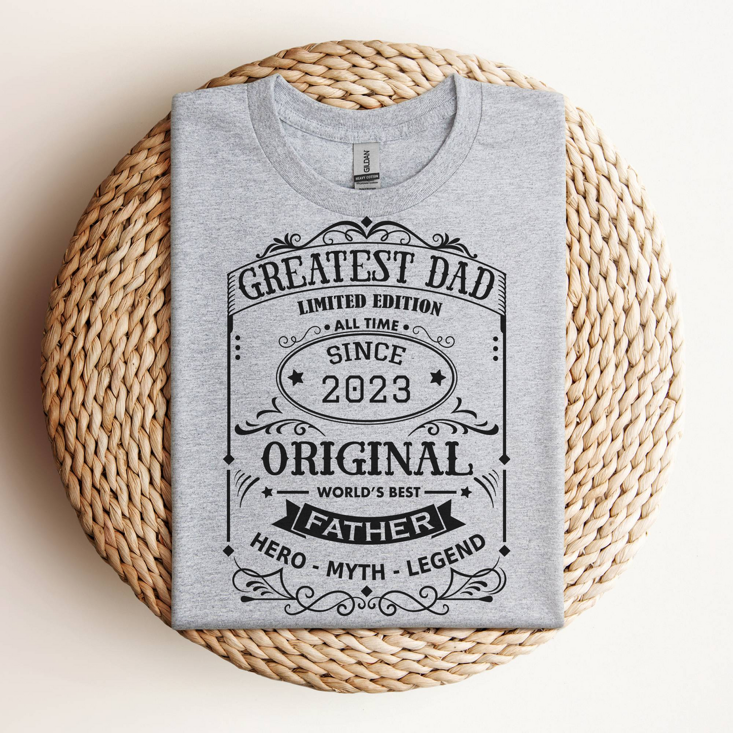 Personalized Greatest Dad EST Year