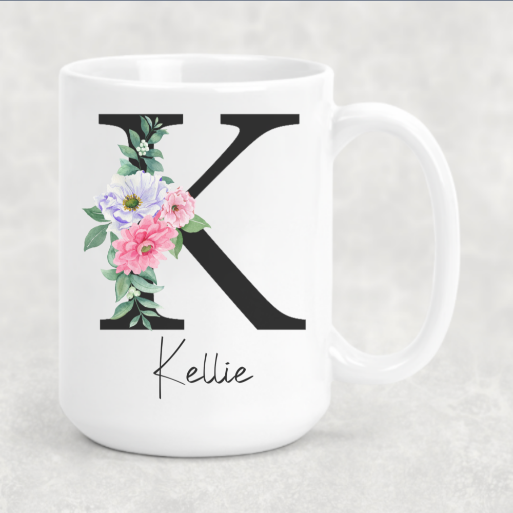 Custom Flower Coffee Mug