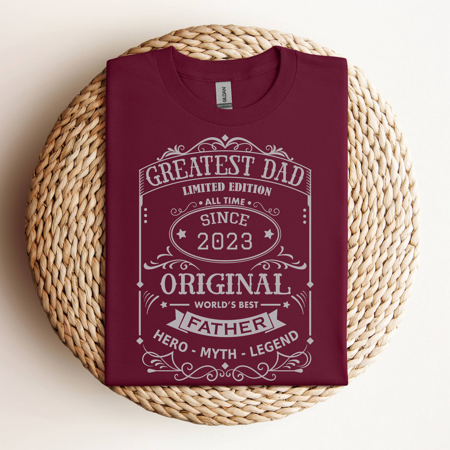 Personalized Greatest Dad EST Year