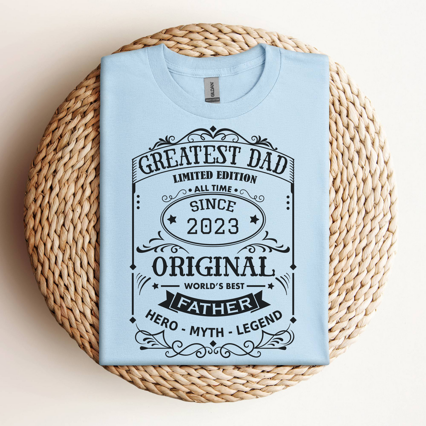 Personalized Greatest Dad EST Year