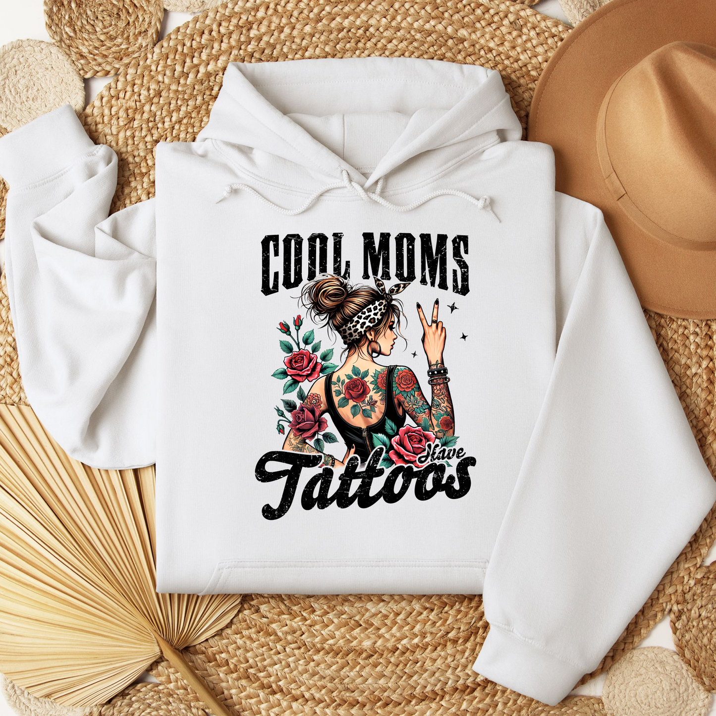 Cool Moms Have Tattoos Tee & Hoodie