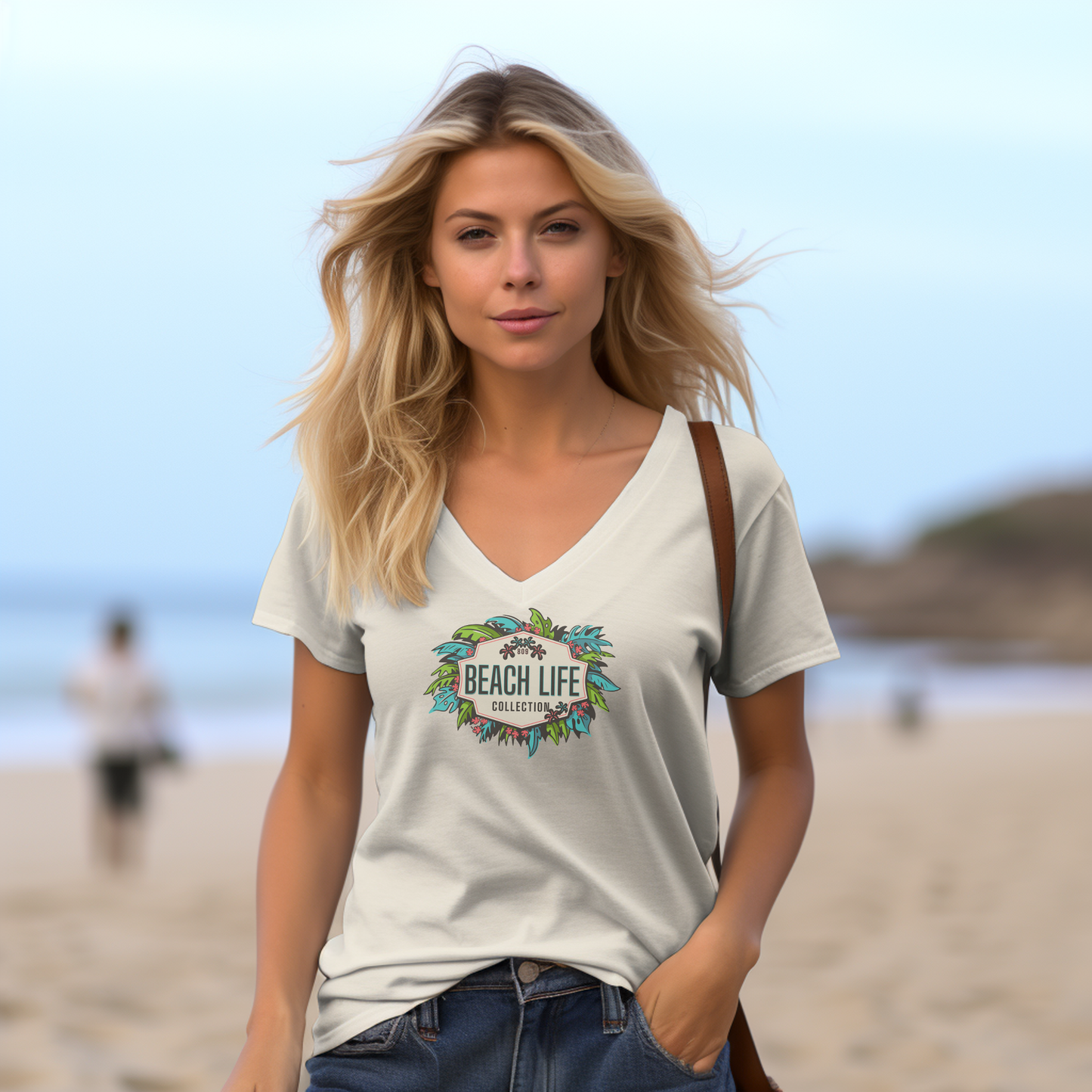 Tropical BeachLife Logo Ladies T-Shirt