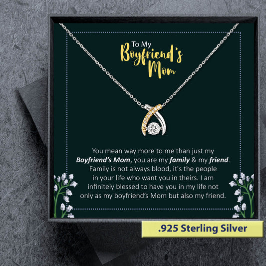 Boyfriend's Mom Gift - Wish Necklace BF Mother