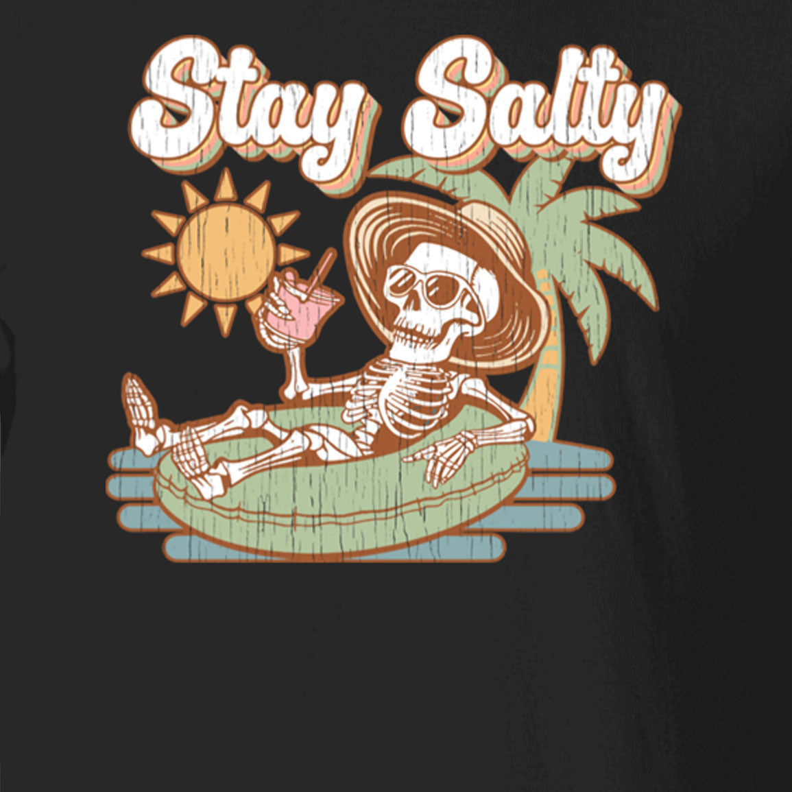 Stay Salty Distressed Beach T-Shirt