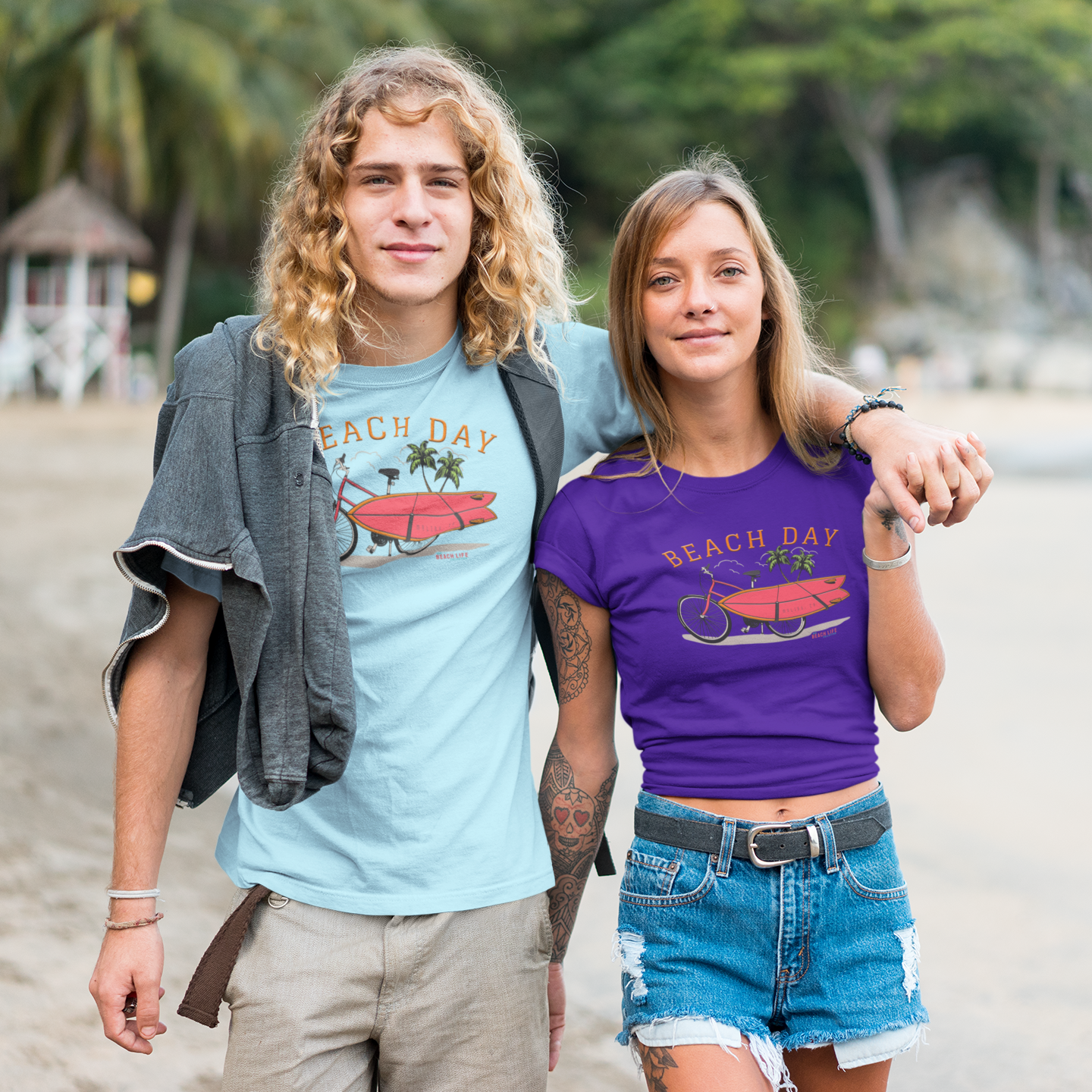 Bicycle Surfboard T-Shirt