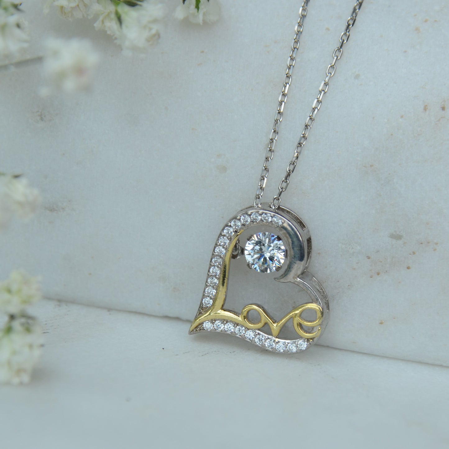 Daughter Gift - Love Heart Necklace
