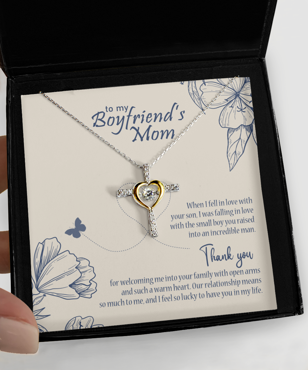 Boyfriend's Mom Gift - Cross Necklace