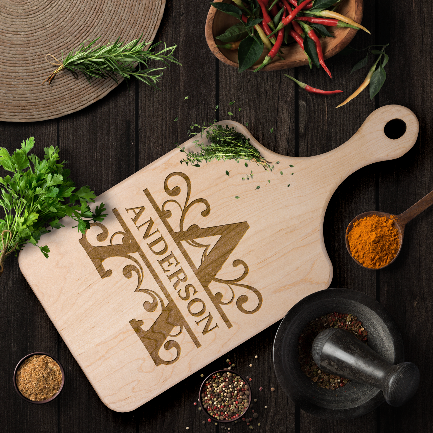 Monogram Cutting Board