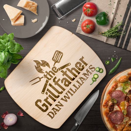 GrillFather Personalized Cutting Board