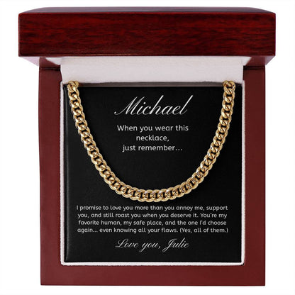 Personalized Gift For Him Necklace