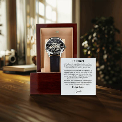 Luxury Anniversary Watch for Husband - Perfect Birthday Gift for Him