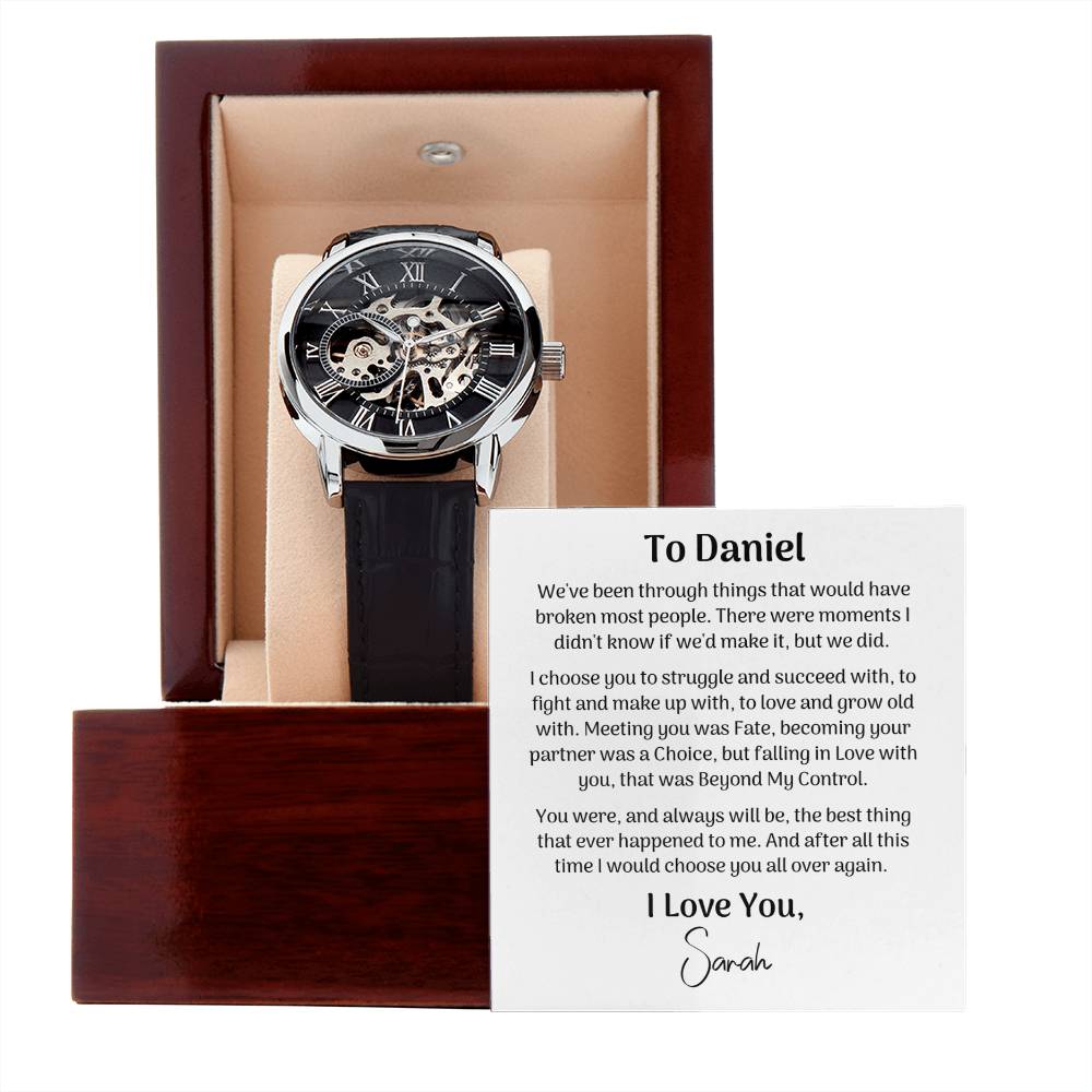 Luxury Anniversary Watch for Husband - Perfect Birthday Gift for Him