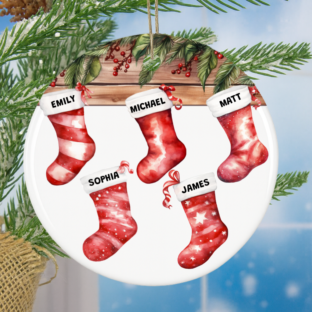 Family Stocking Ornament