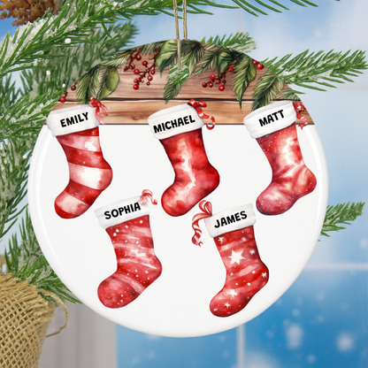Family Stocking Ornament