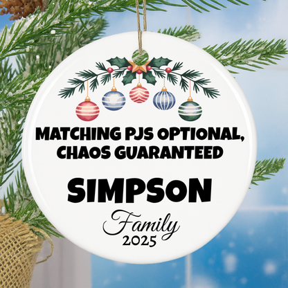 Family Christmas Ornament
