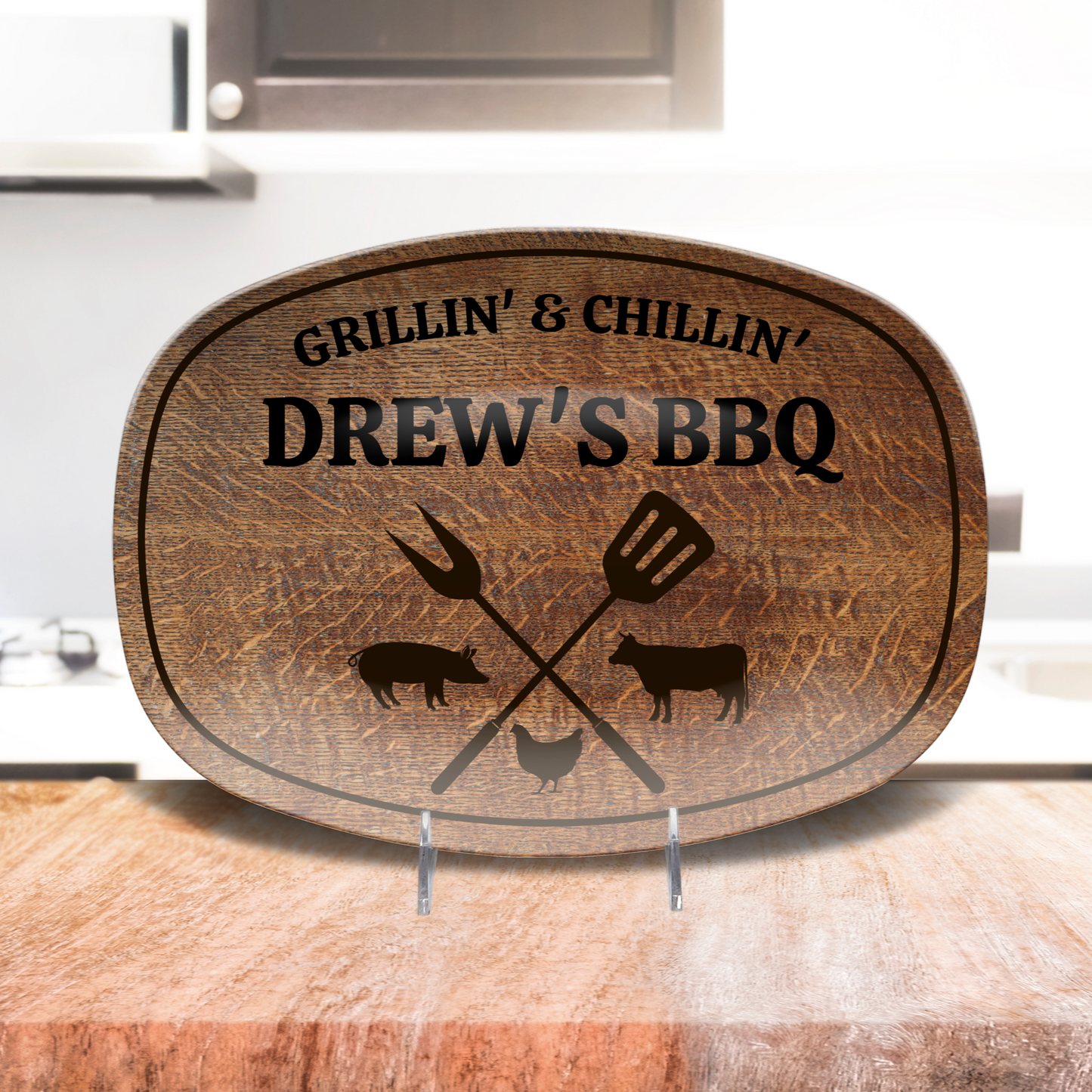 Personalized Grillin' & Chillin' Platter