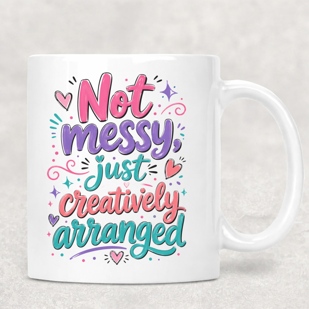 Personalized Sassy Girl - Not messy just creatively arranged