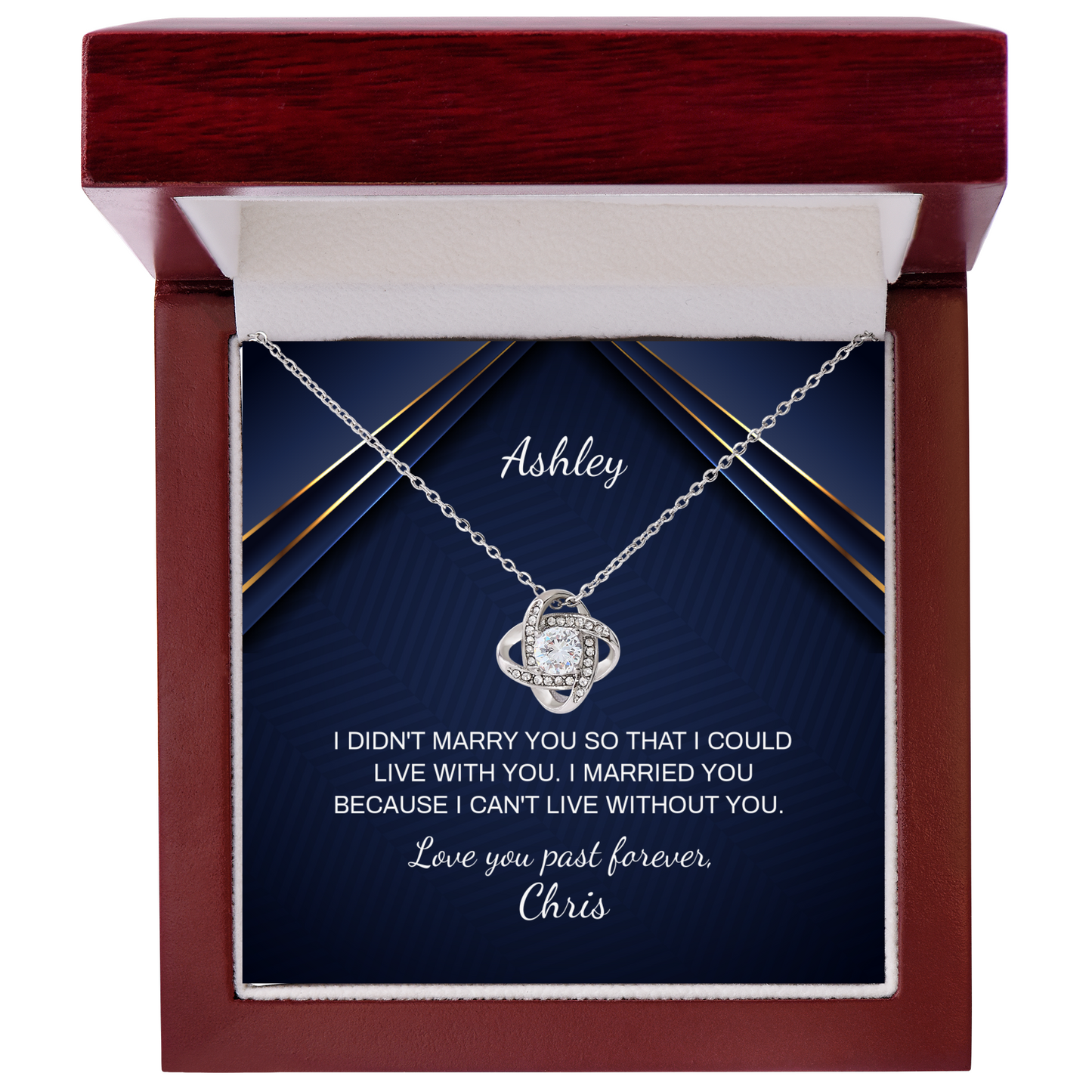 Personalized Wife Gift - Can't Live Without You