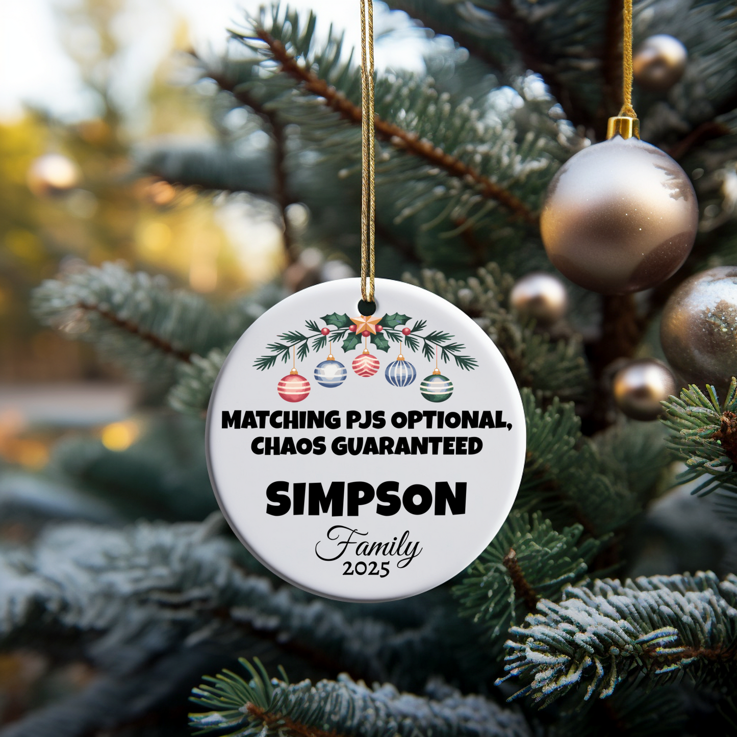 Family Christmas Ornament