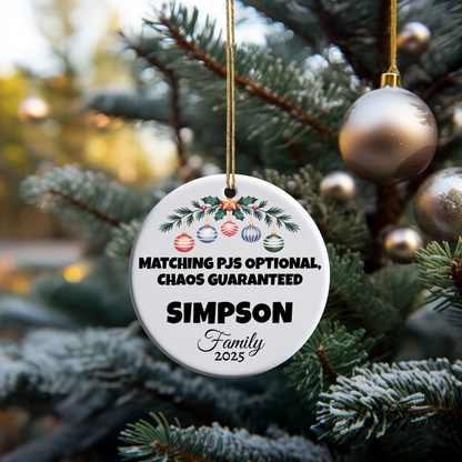 Family Christmas Ornament