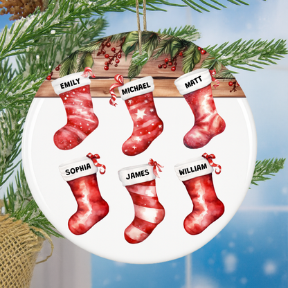 Family Stocking Ornament