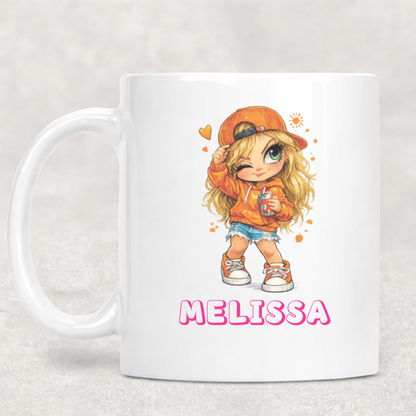 Personalized Sassy Girl - Not Attitude Just Advanced Personality Features Mug