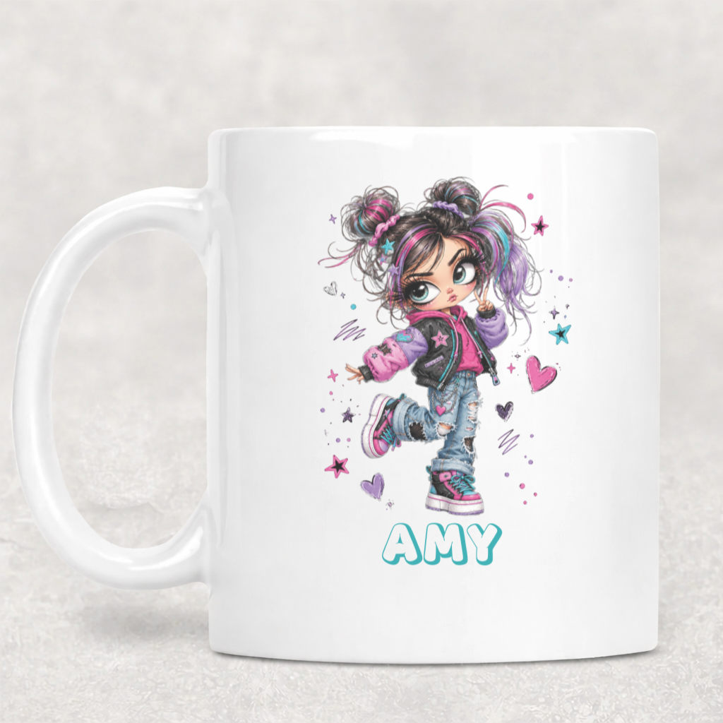 Personalized Sassy Girl - Not Bossy Just Leadership in a Cute Outfit Mug
