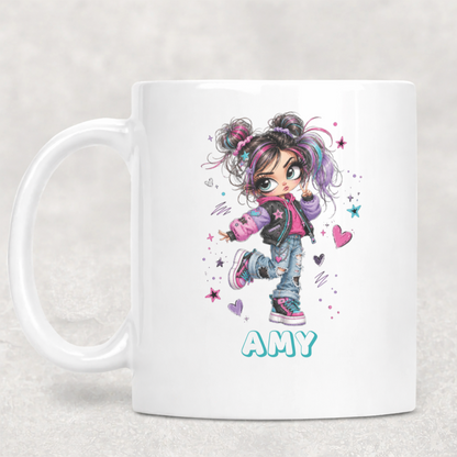 Personalized Sassy Girl - Not Bossy Just Leadership in a Cute Outfit Mug