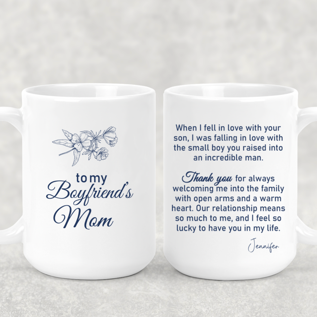Custom Boyfriends Moms Gift