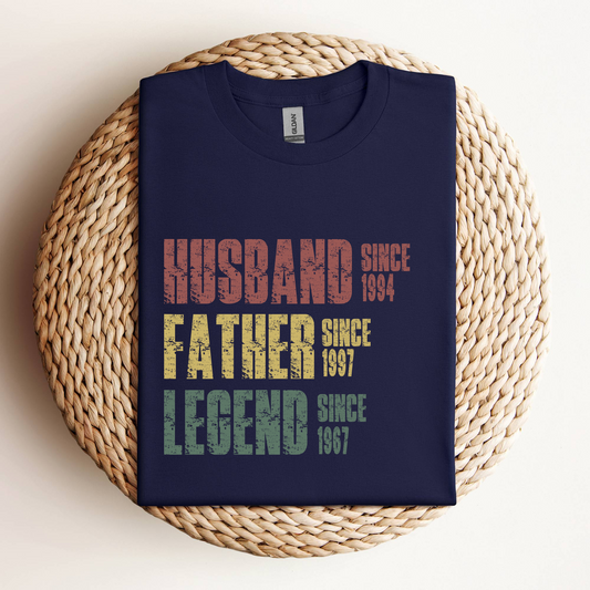 Husband Father Legend Tee