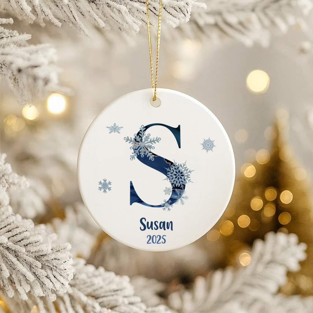 Snowflake Name Ornament