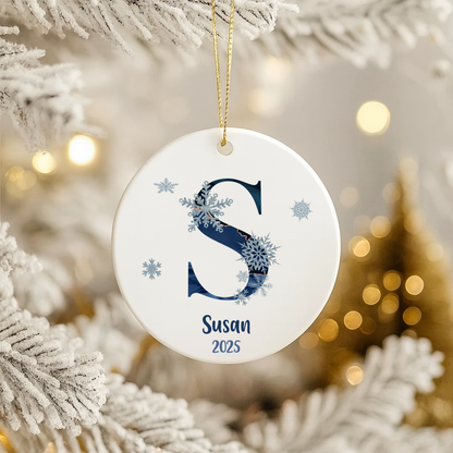 Snowflake Name Ornament