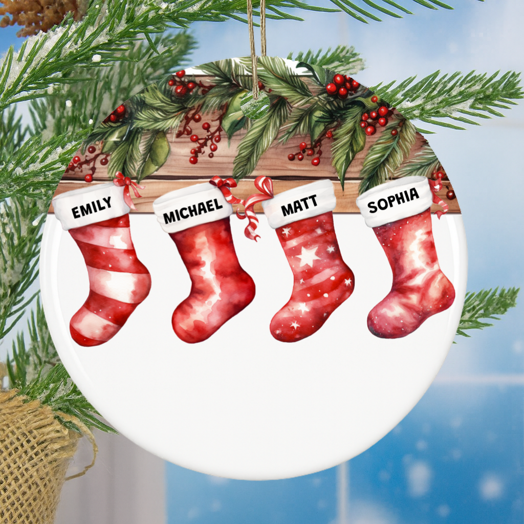 Family Stocking Ornament