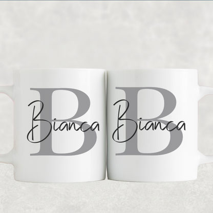 Monogram Initial Name Mug