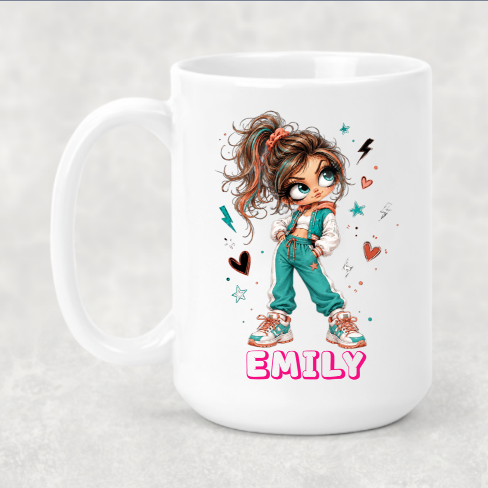 Personalized Sassy Girl - Not Spoiled Just Selectively Cooperative Mug