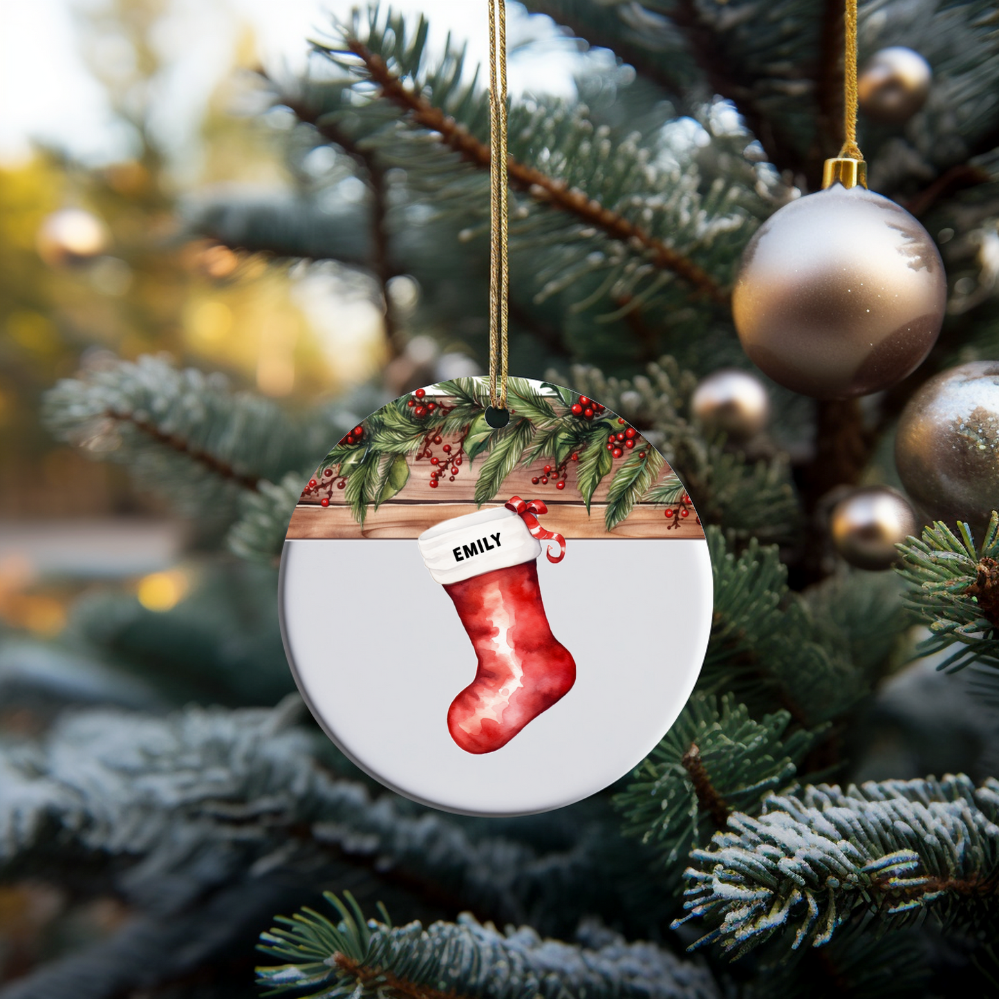 Family Stocking Ornament