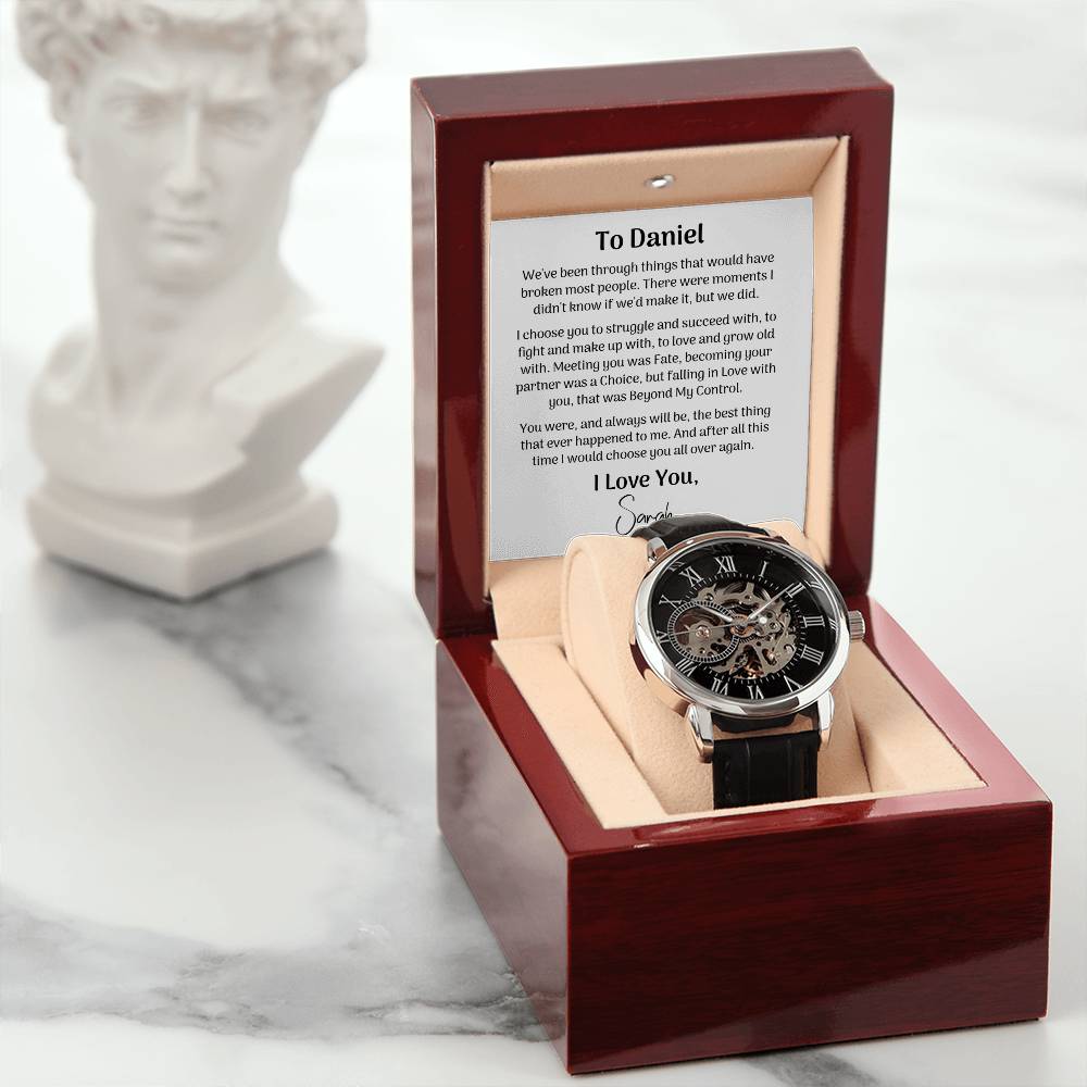Luxury Anniversary Watch for Husband - Perfect Birthday Gift for Him