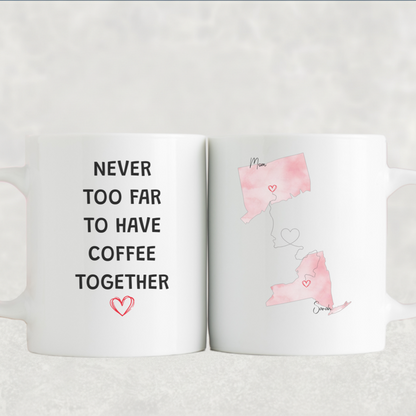 Long Distance Mom Mug State to State