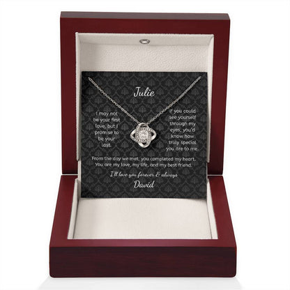 To My Wife - First Hello Personalized Necklace