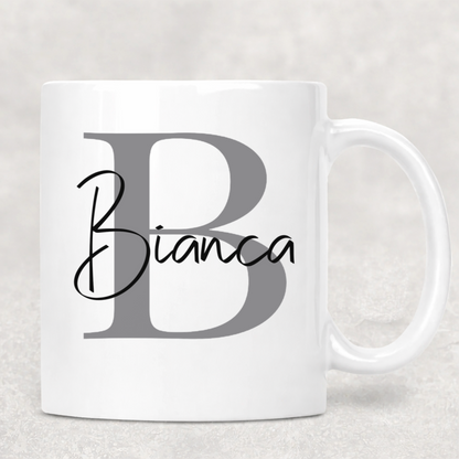 Monogram Initial Name Mug