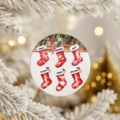 Family Stocking Ornament