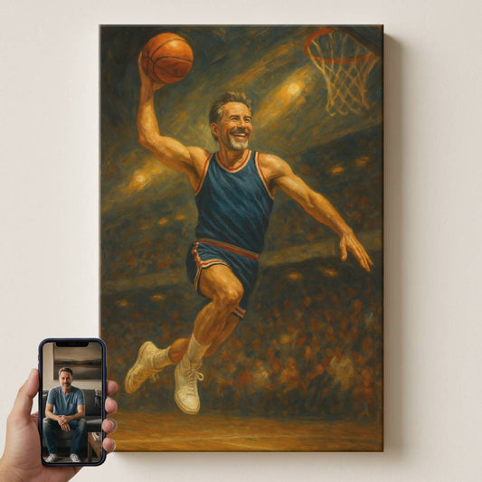Slam Dunk - Glory Days Basketball Canvas Print
