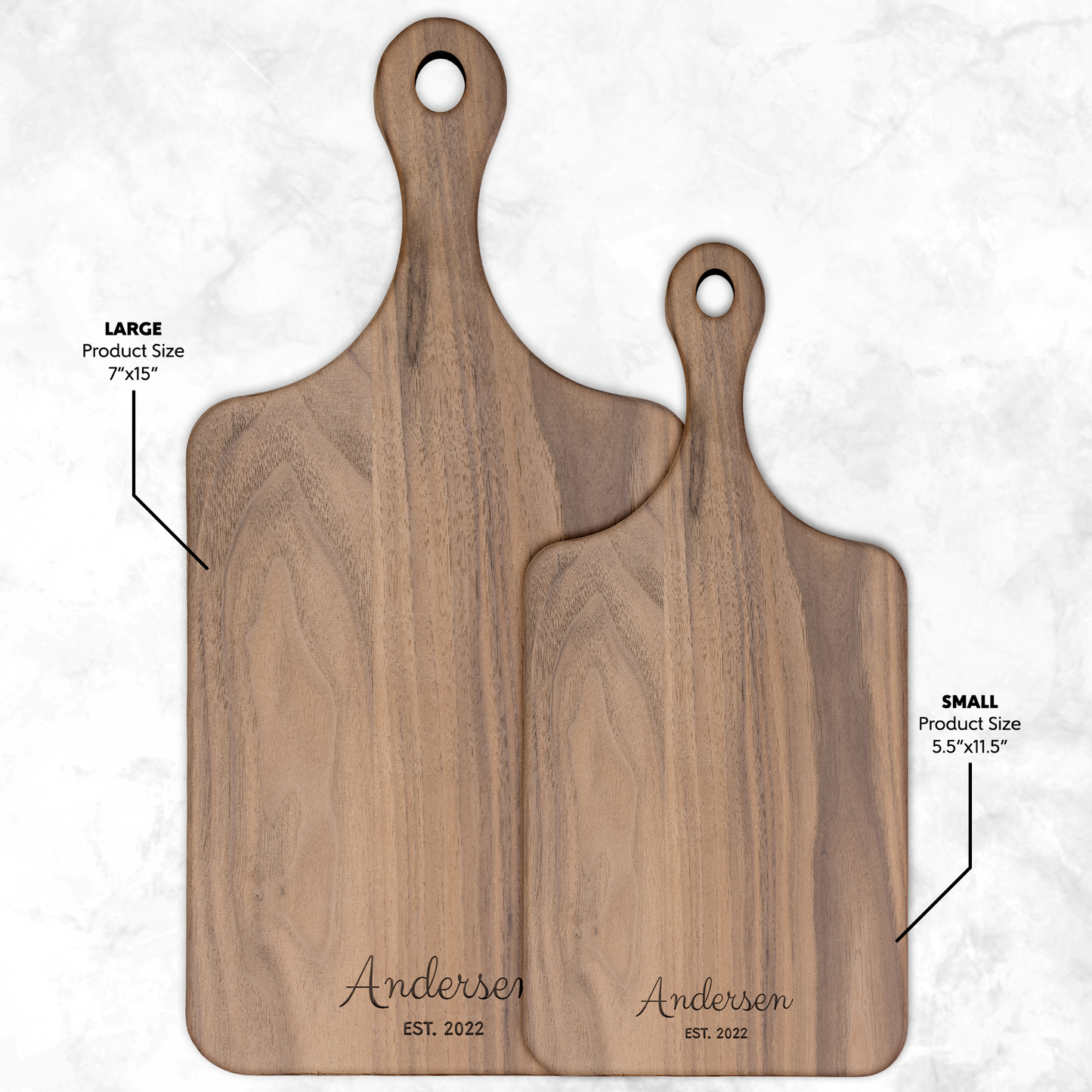 Personalized Name & Date Cutting Board