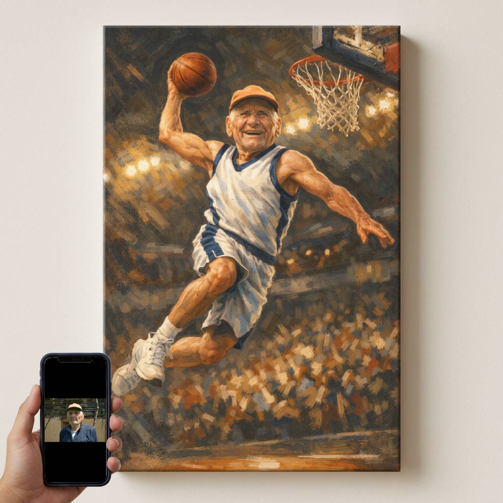 Slam Dunk - Glory Days Basketball Canvas Print