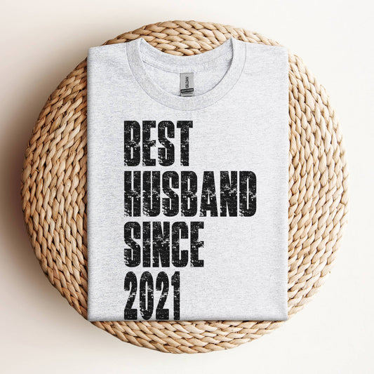 Personalized Best Husband Since Custom Year T-Shirt