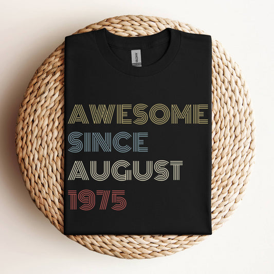 Awesome Since Personalized Tee