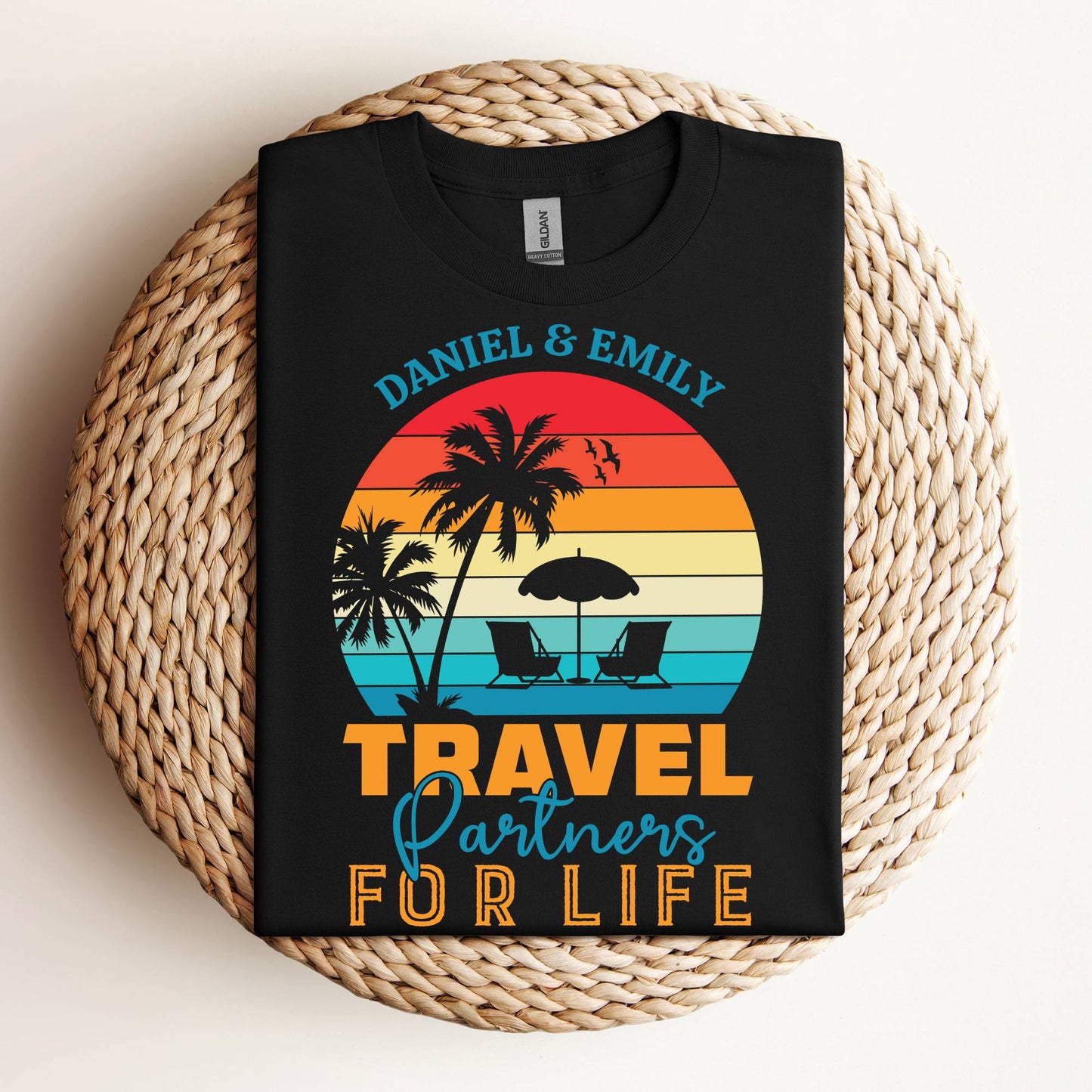 Personalized Husband & Wife Travel Partners For Life