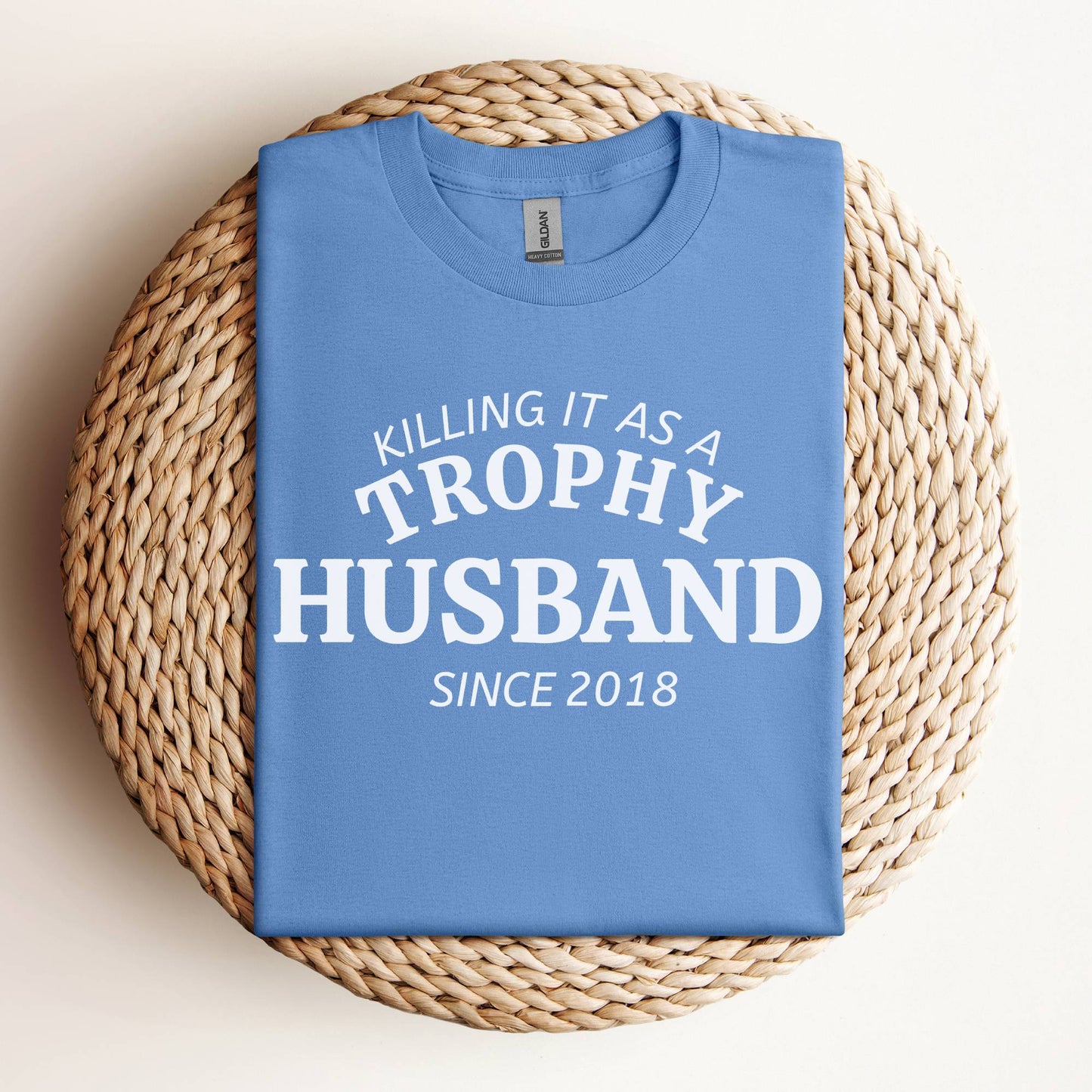 Personalized Trophy Husband T-Shirt Funny Gift for Husband