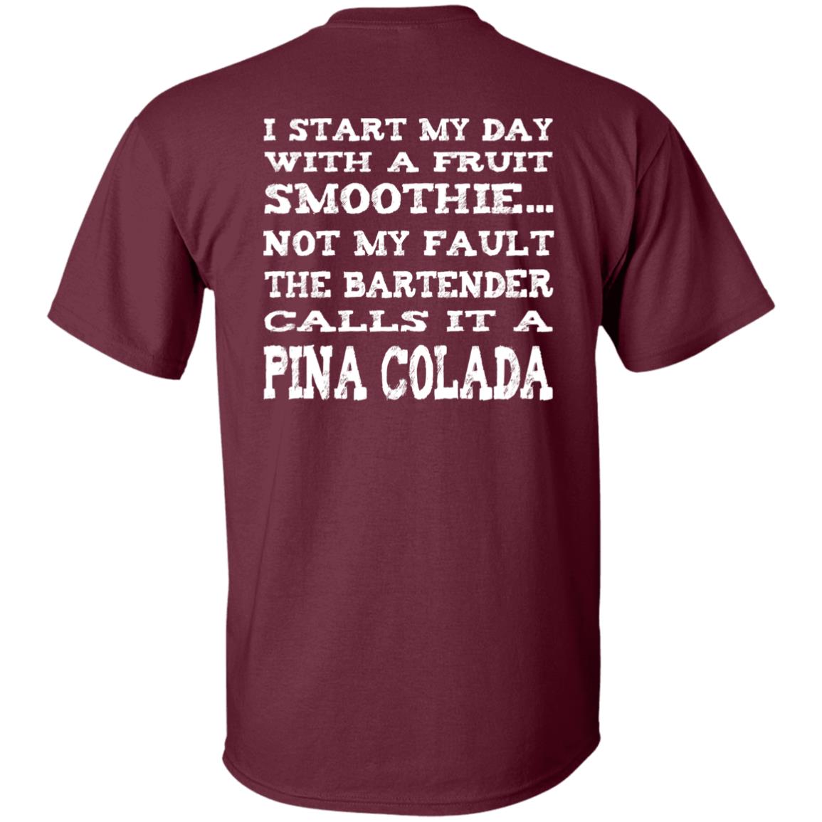 Smoothie Vs Pina Colada Beach T-Shirt