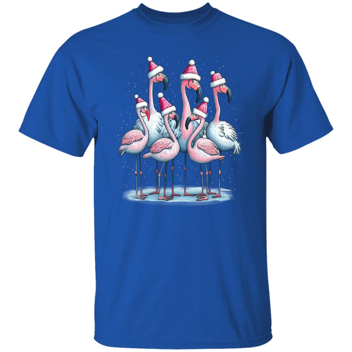 Christmas Pink Flamingo Shirt